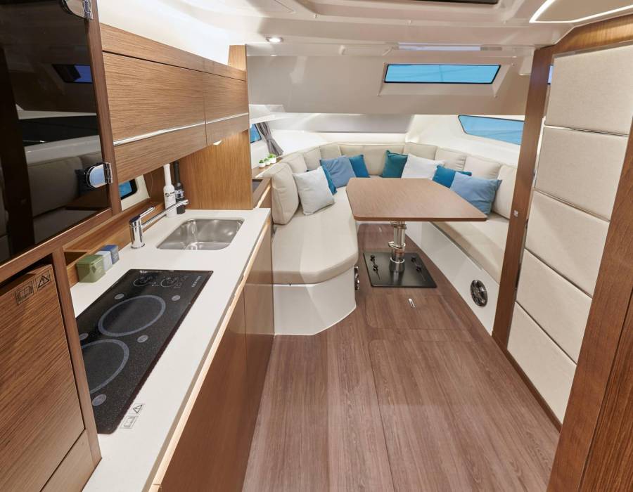 Galley & Convertible Salon